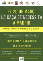 El 20 de març tots i totes a Madrid en defensa de la caça, l’agricultura,la ramaderia, el món rural, la seva cultura i tradicions